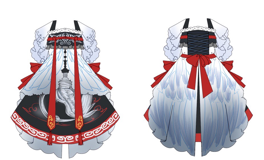 洛丽塔与古风的交融 动漫服装设计中的文化碰撞与创新